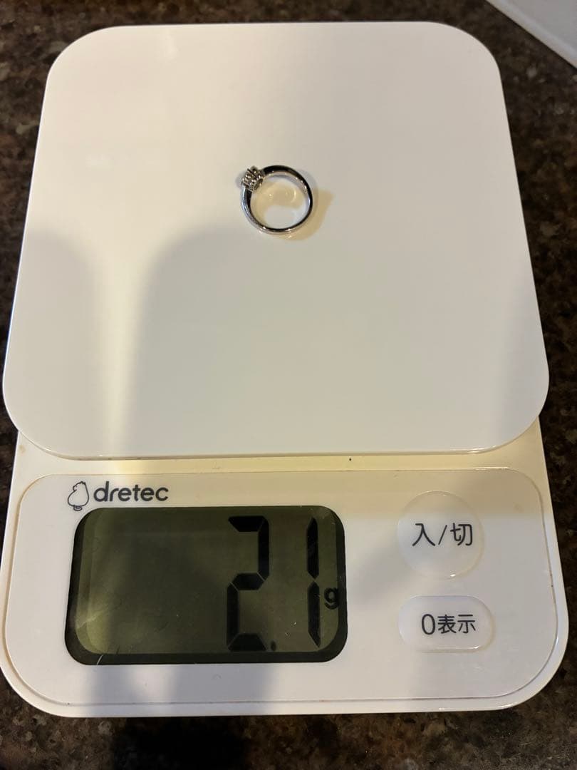 Ponte Vecchio K18 WG ダイヤモンドリング　フラワー