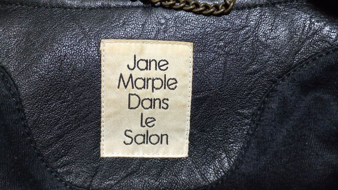 Jane Marple Dans le Salon　レザージャケット　Mサイズ