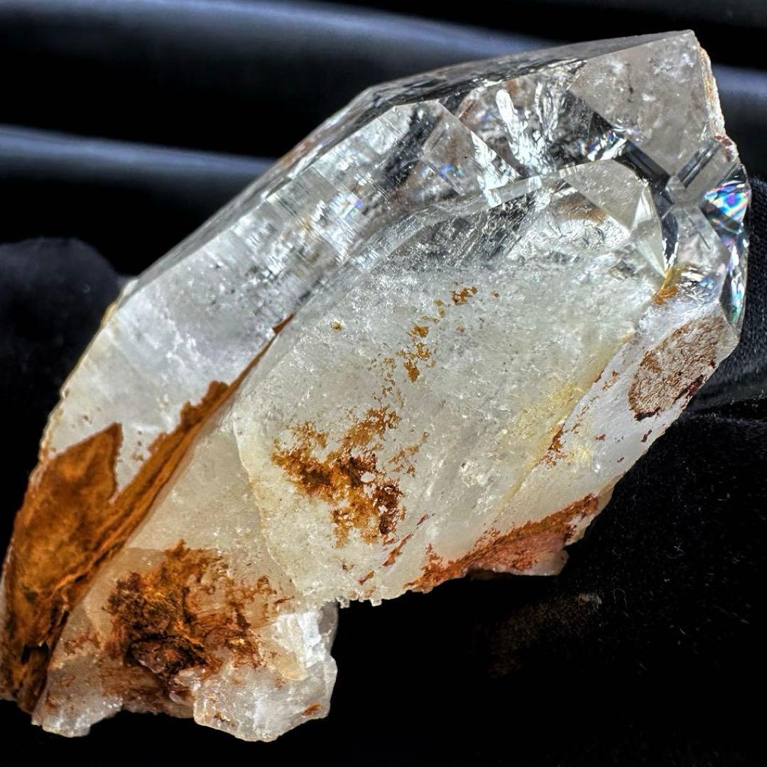 高透明度❗️レインボー☆コロンビアレムリアンシード クリスタル ポイントA1549