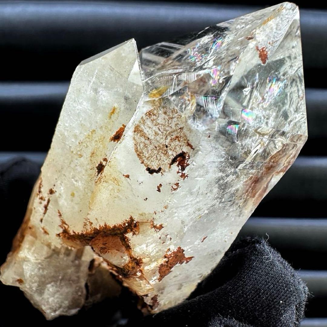 高透明度❗️レインボー☆コロンビアレムリアンシード クリスタル ポイントA1549