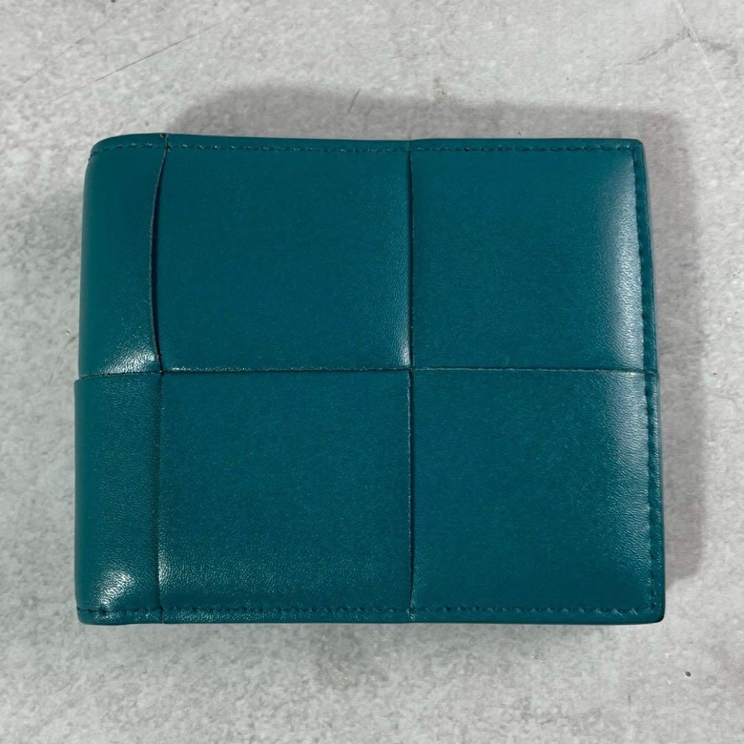 美品✨BOTTEGAVENETA マキシイントレチャート カセット 二つ折り財布