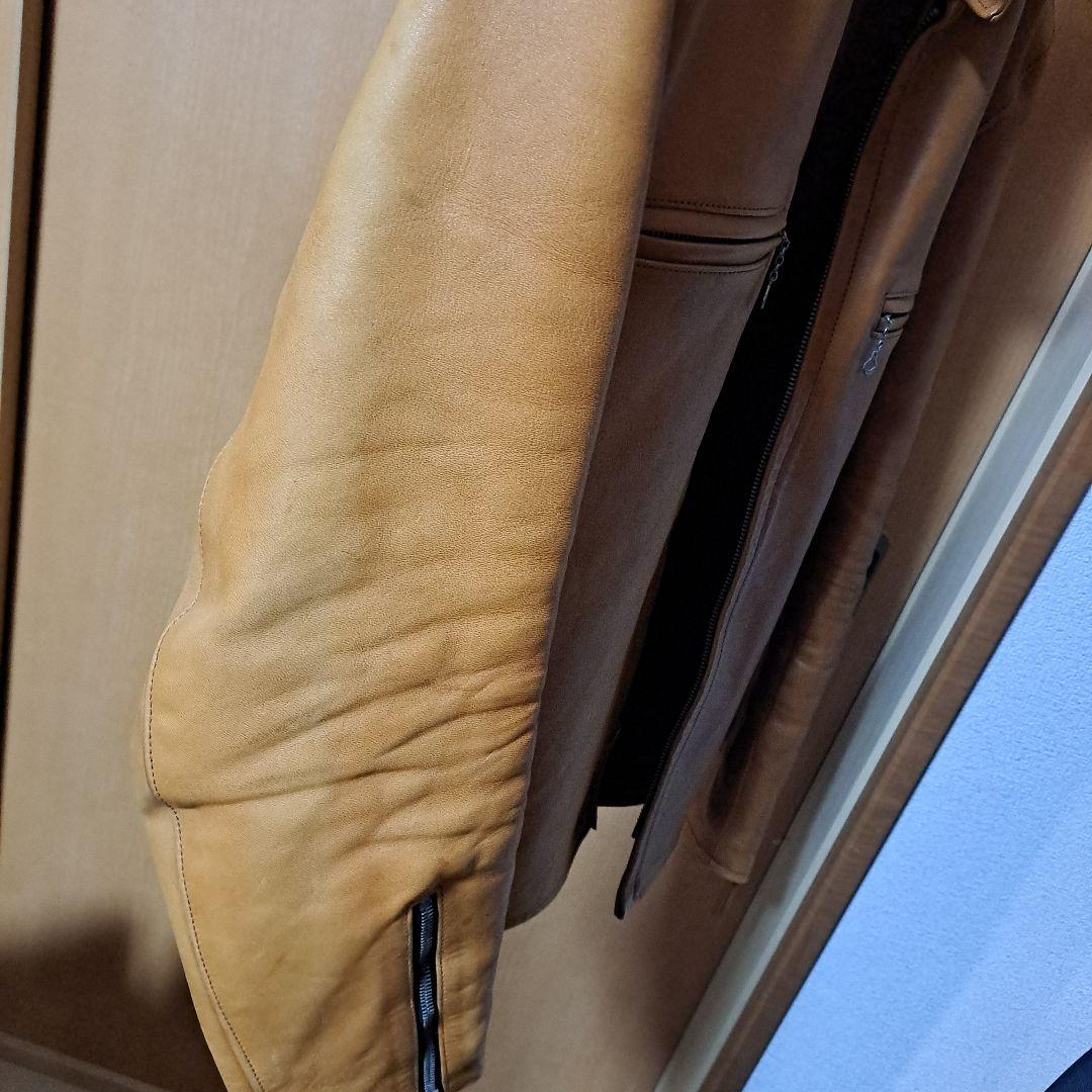 ヒ*シ様 Buco J100 キャメル シングルライダースジャケット 42