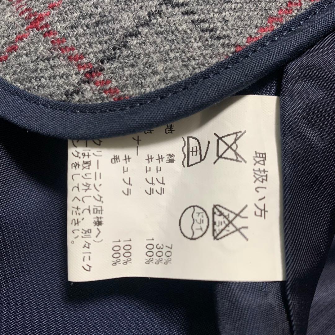 ブルックスブラザーズ ステンカラーコート 比翼 ライナー付き 紺