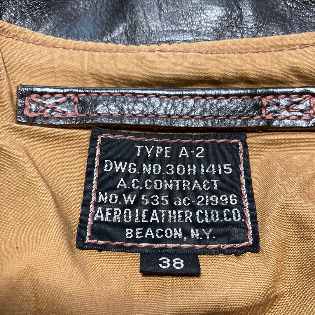 THE FEW A-2フライトジャケット AERO LEATHER 実名復刻