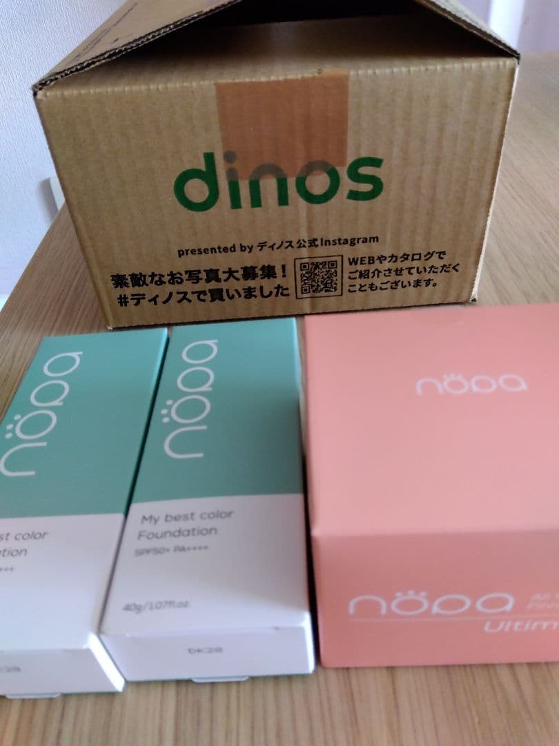nopa マイベストカラー　ファンデーション ディノス　TVショッピング