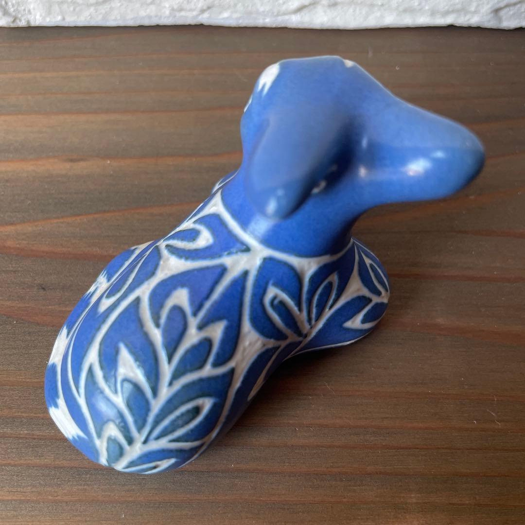 pablo ZABAL 陶芸家　作家　ブルー　ロバ　海外　オブジェ　セット