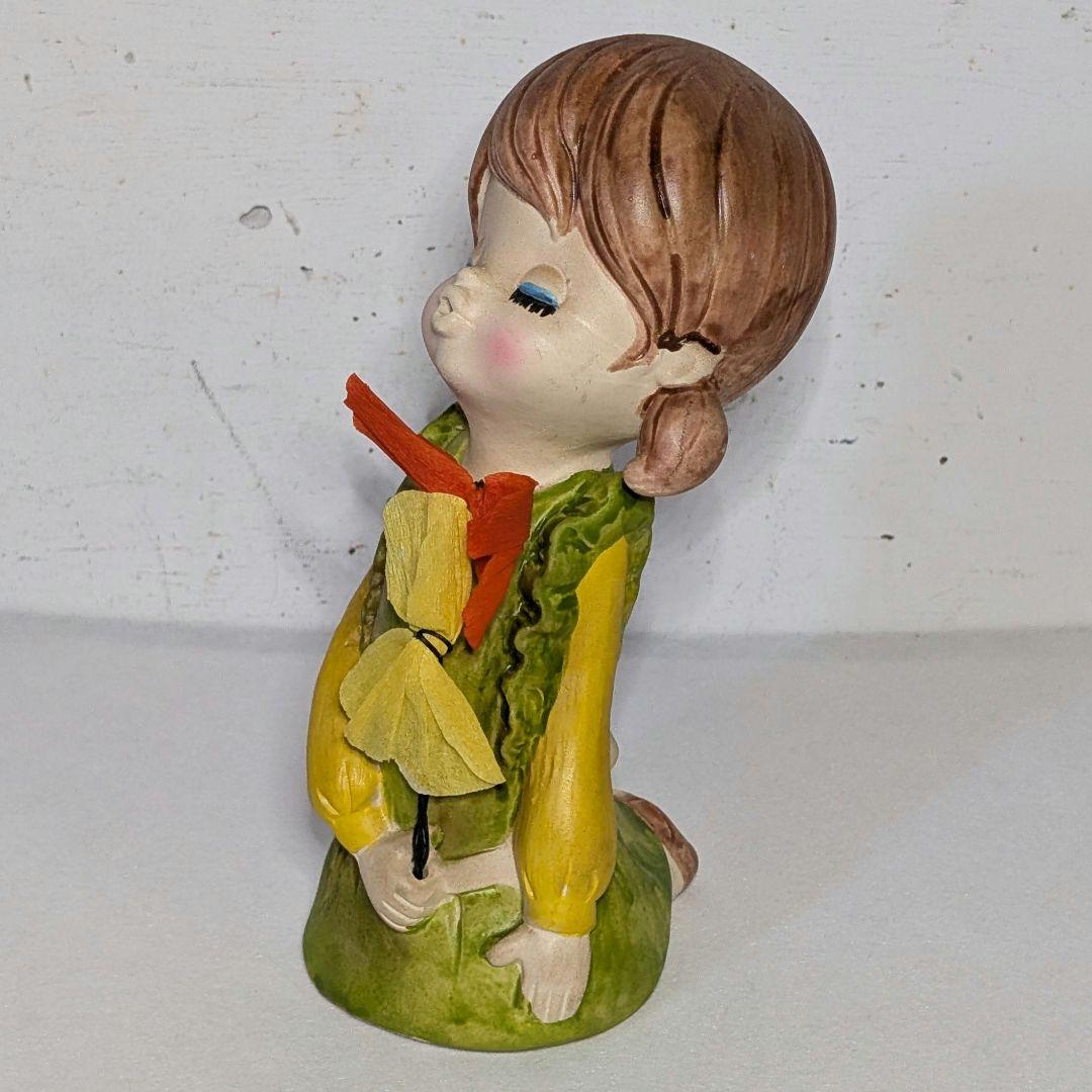 レトロ モンアミ風 陶器製のポーズ人形