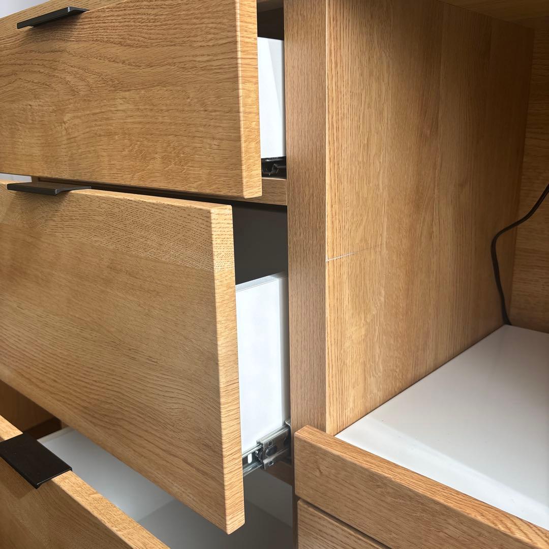 ニトリキッチンカウンター　エトナ90CT LBR