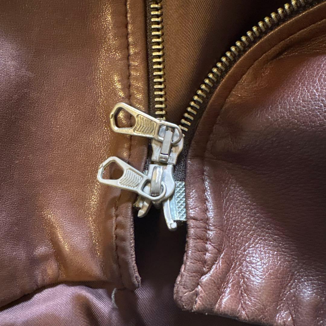 ジャケット・アウター GIORGIO ARMANI leather jacket brown