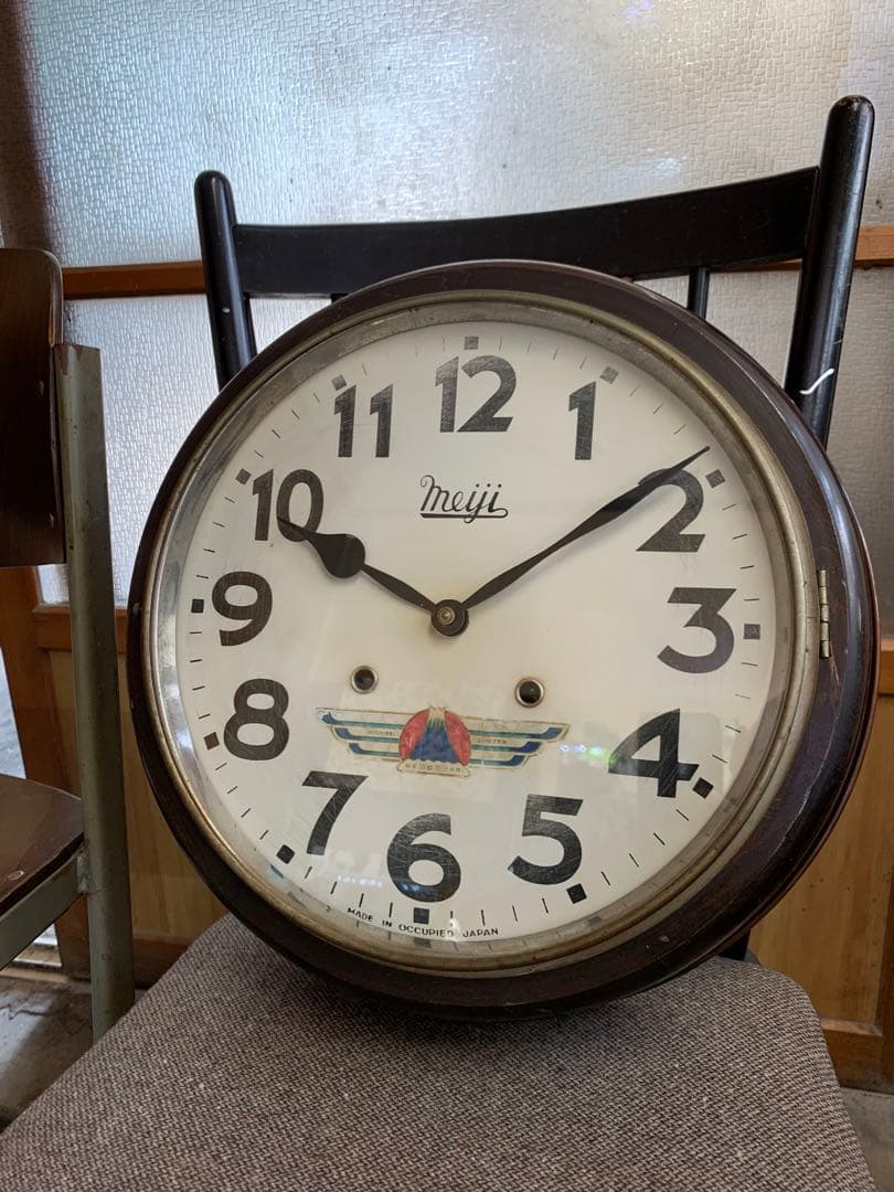 明治時計　meiji 振子　美品