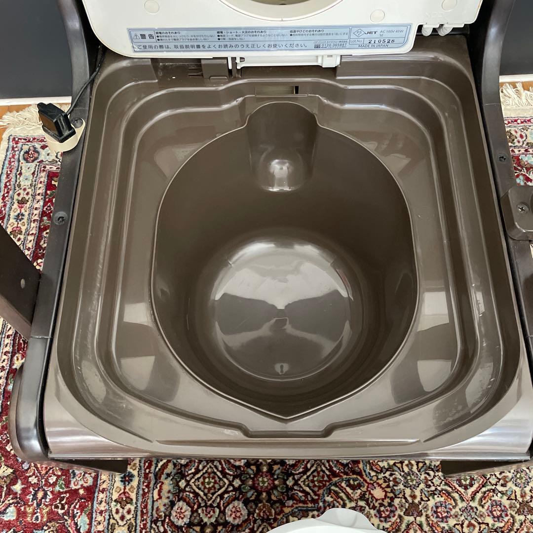 家具調ポータブルトイレ　パナソニック　楽座　脱臭暖か便座PN-L23218