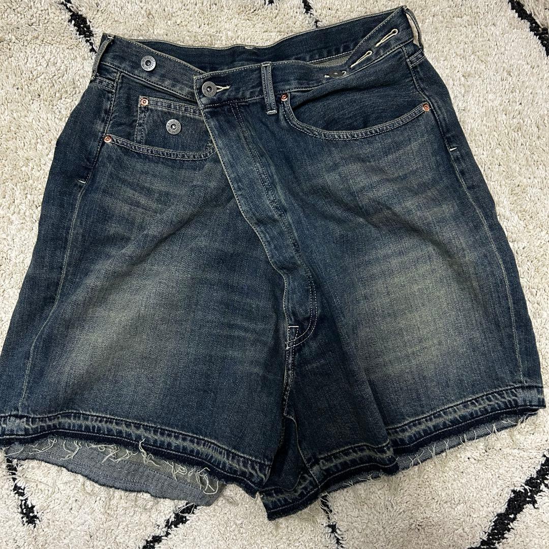 ロドリリオン　デニム　5Pockets Huge Shorts