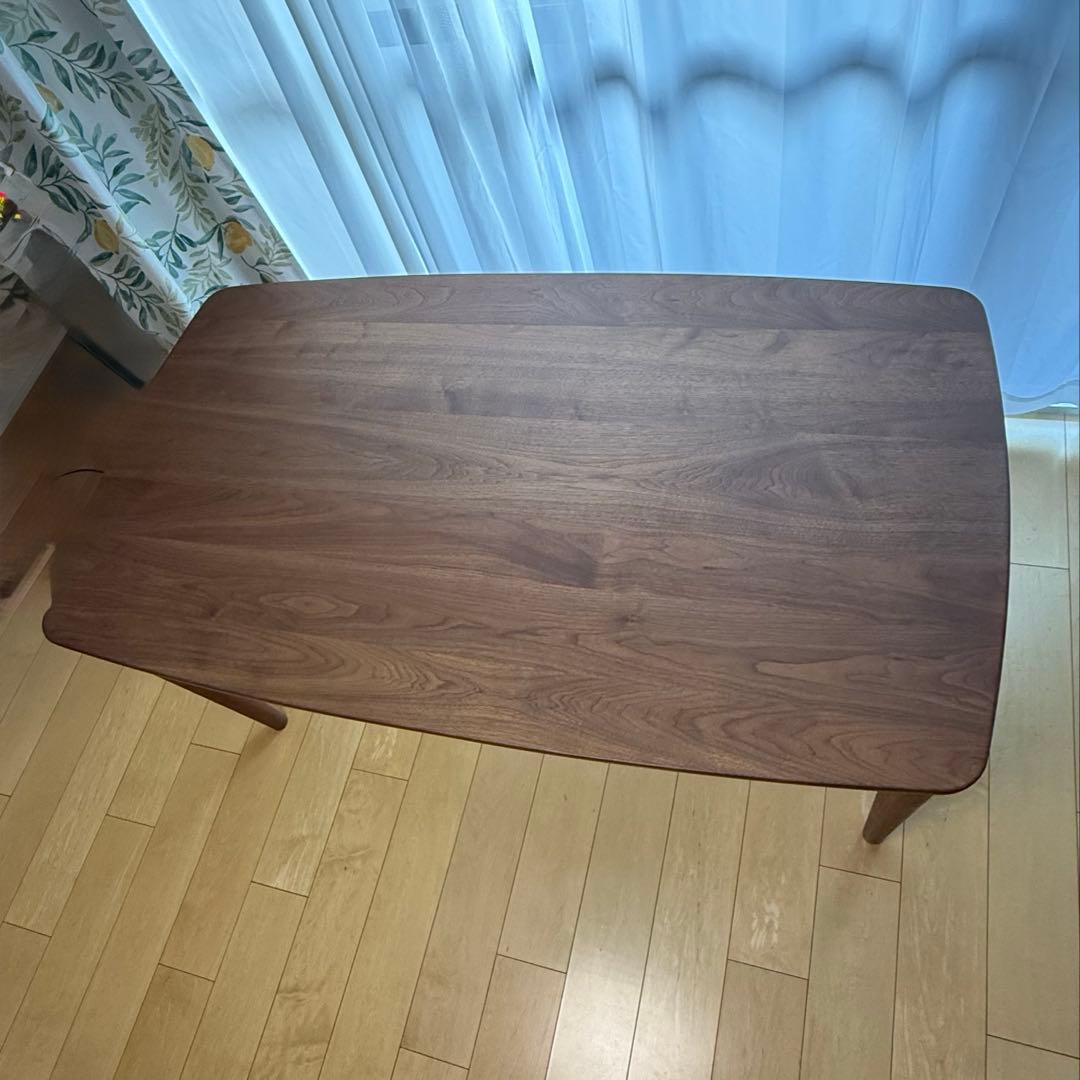 柏木工 ダイニングテーブル ウォールナット 天面極美品 KASHIWA 1500