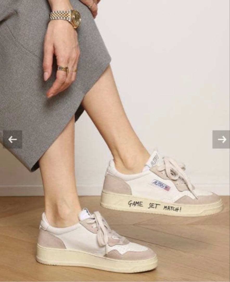 超美品　24 AUTRY オートリー　スニーカー GAME SET ロゴ