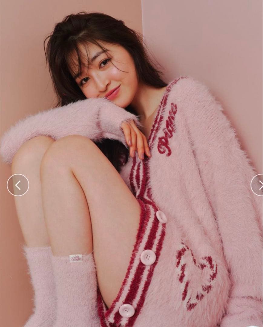 新品gelato pique ホリデーフェザーカーディガン&ショートパンツセット