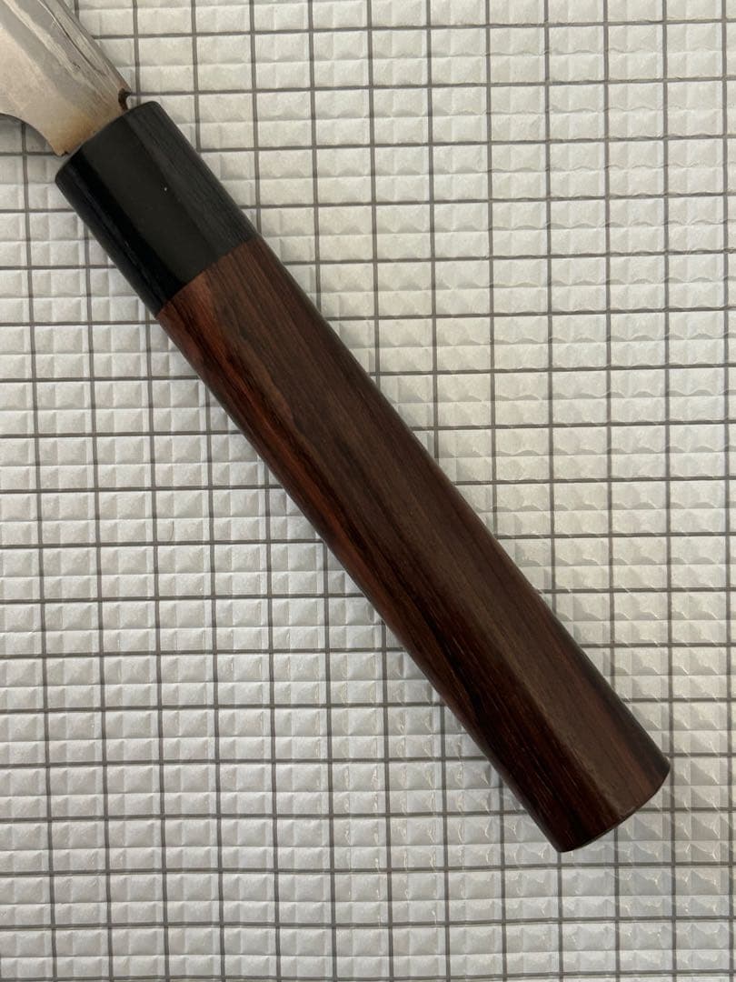 包丁 刺身包丁 柳刃包丁 ダマスカス 安来鋼青紙２号 270mm 紫檀シノギ柄①