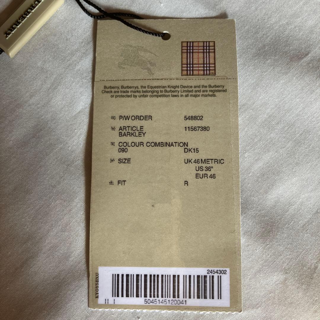 BURBERRY、イングランド製、ステンカラー・コート、サイズ:UK46