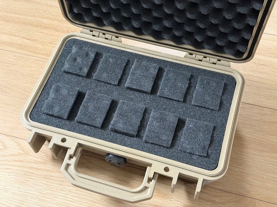 【フォーム付き】PELICAN 1170 デザートタン ペリカンケース収納box