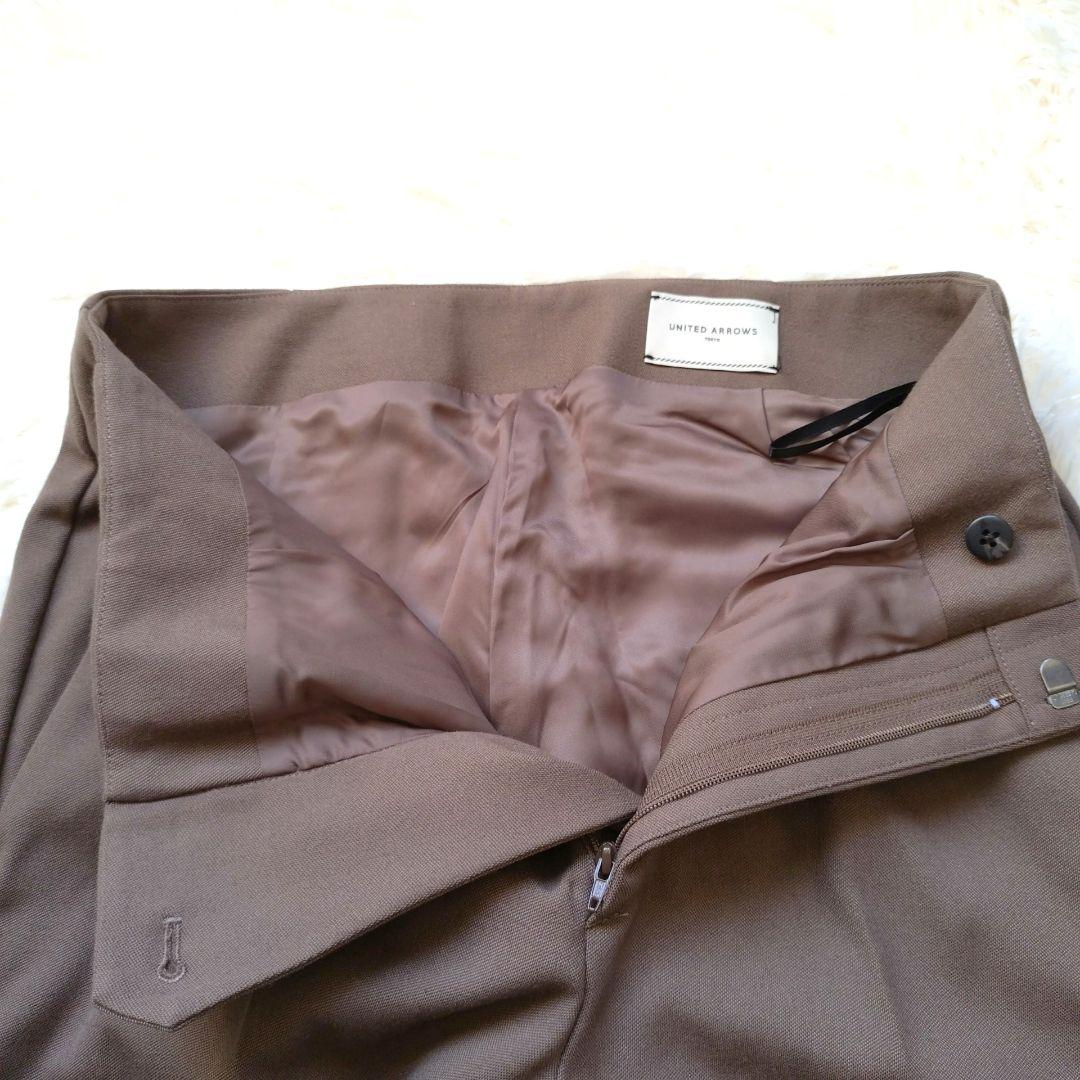 美品✨　ユナイテッドアローズ　スーツ　セットアップ　カラーレス　ココアブラウン