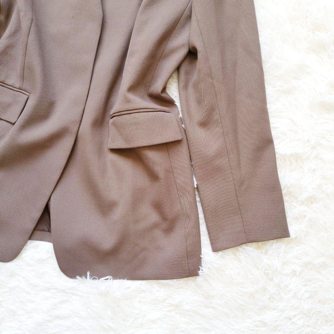 美品✨　ユナイテッドアローズ　スーツ　セットアップ　カラーレス　ココアブラウン