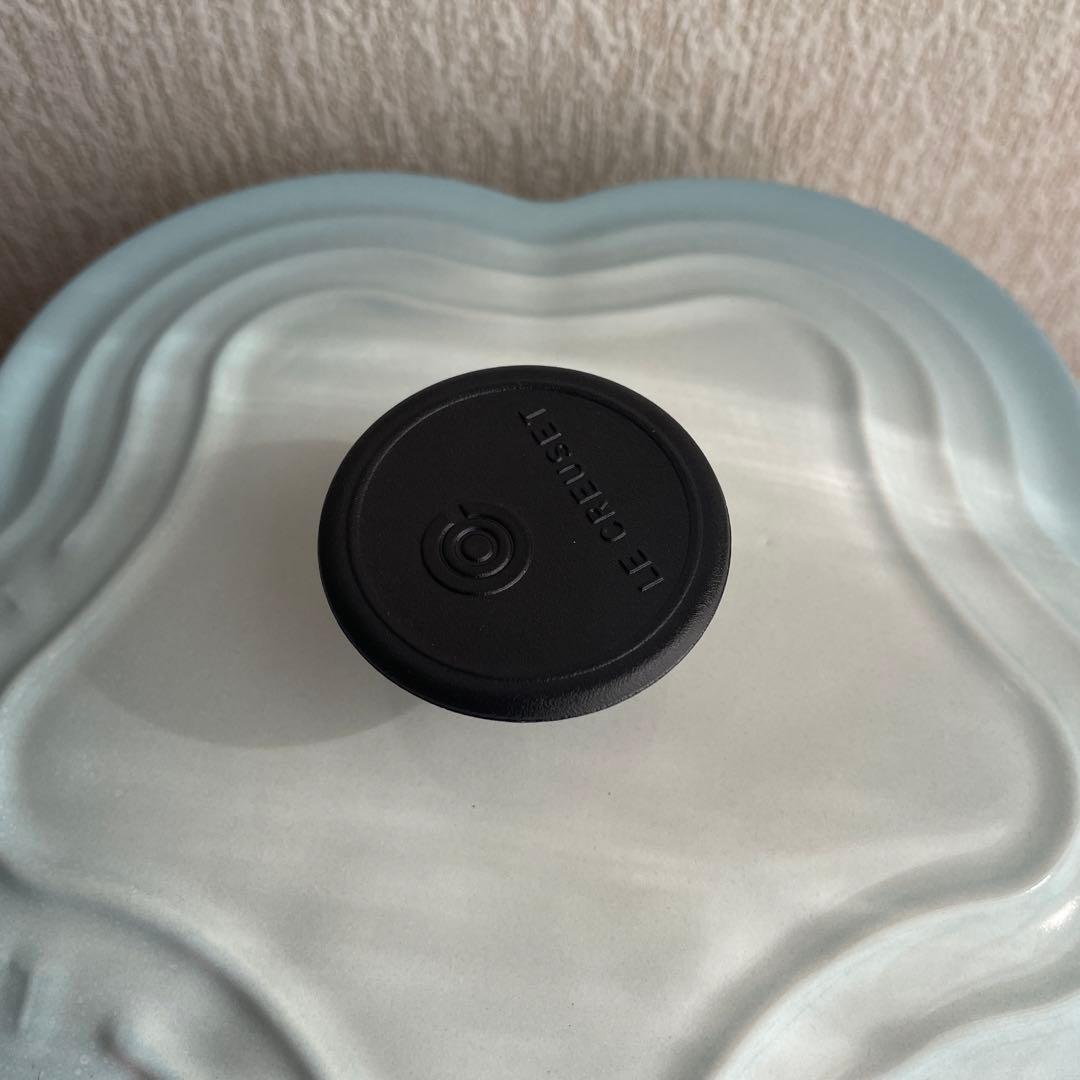レア　未使用　ルクルーゼ ココットフルール　パウダーブルー　20㎝