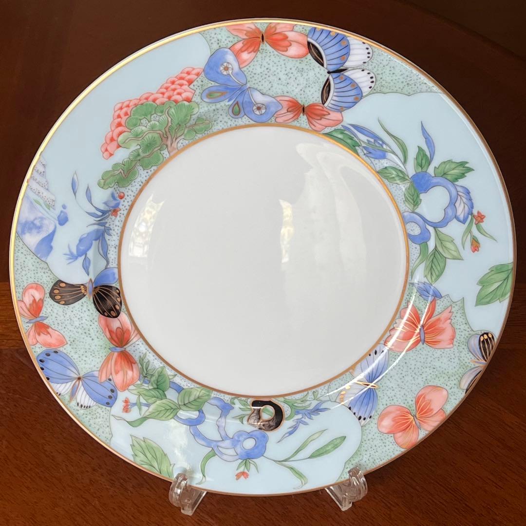 【希少品】アビランドリモージュ★パピヨンロマンチック★プレート　1枚