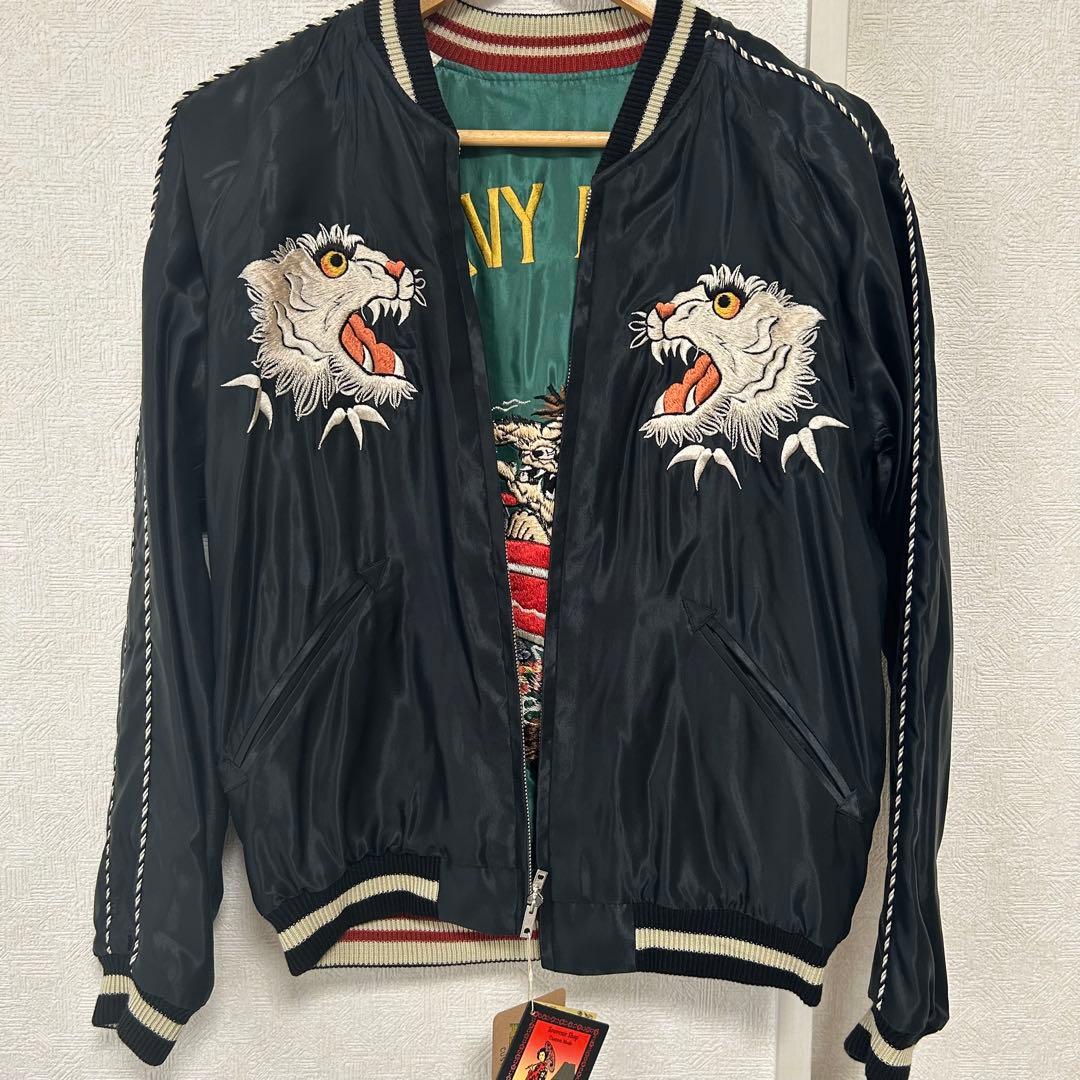 【未使用】氷室京介さん着用モデル テーラー東洋　スカジャン タイガーヘッド M