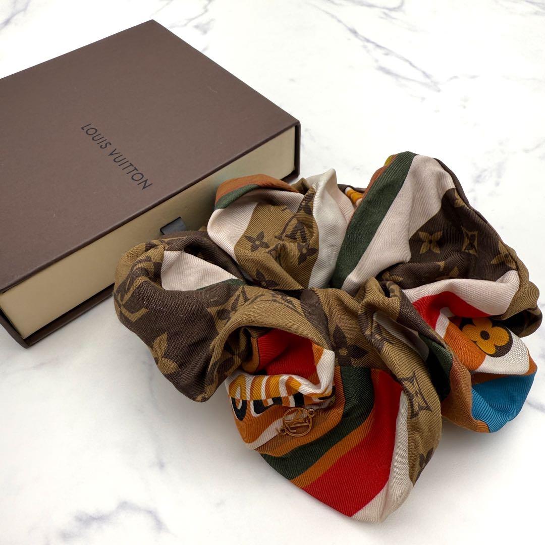 【LOUIS VUITTON】ルイ ヴィトン シュシュ ヘアゴム ヘアアクセ