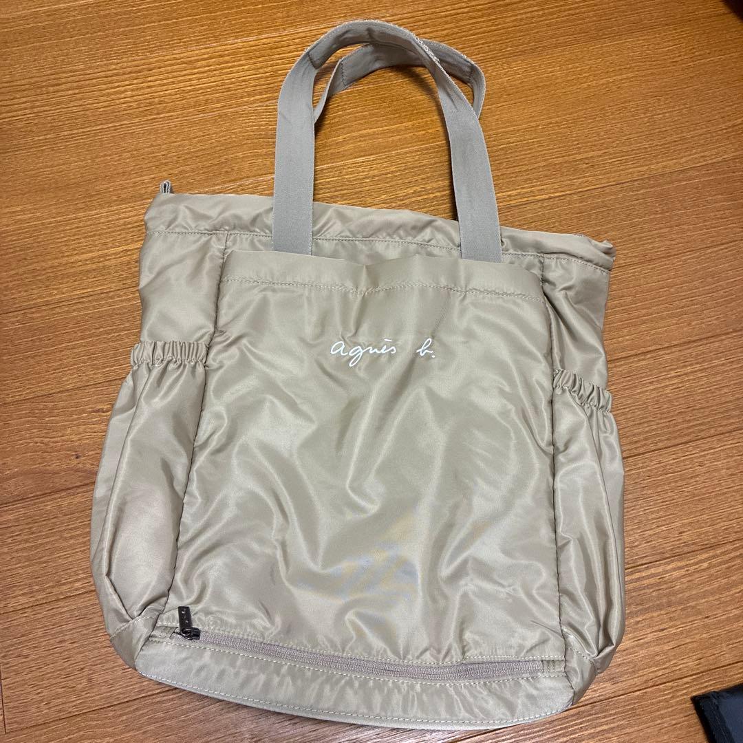 数回のみ使用 大容量 アニエスベー　マザーズバッグ