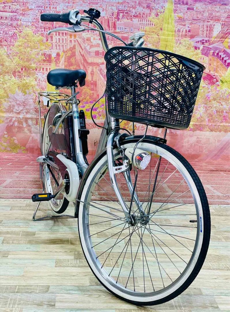 K2896 電動自転車パナソニック ママチャリ 24インチ 8.9Ah送料無料