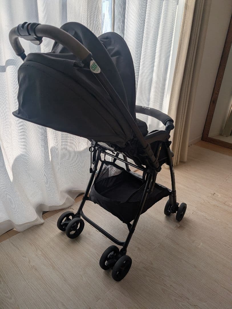 【美品】アップリカ カルーンエアー メッシュ AB グレー(GR)　おまけつき