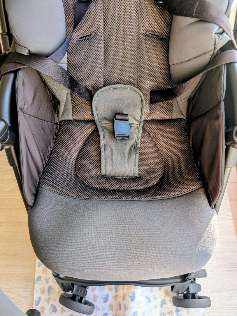 【美品】アップリカ カルーンエアー メッシュ AB グレー(GR)　おまけつき