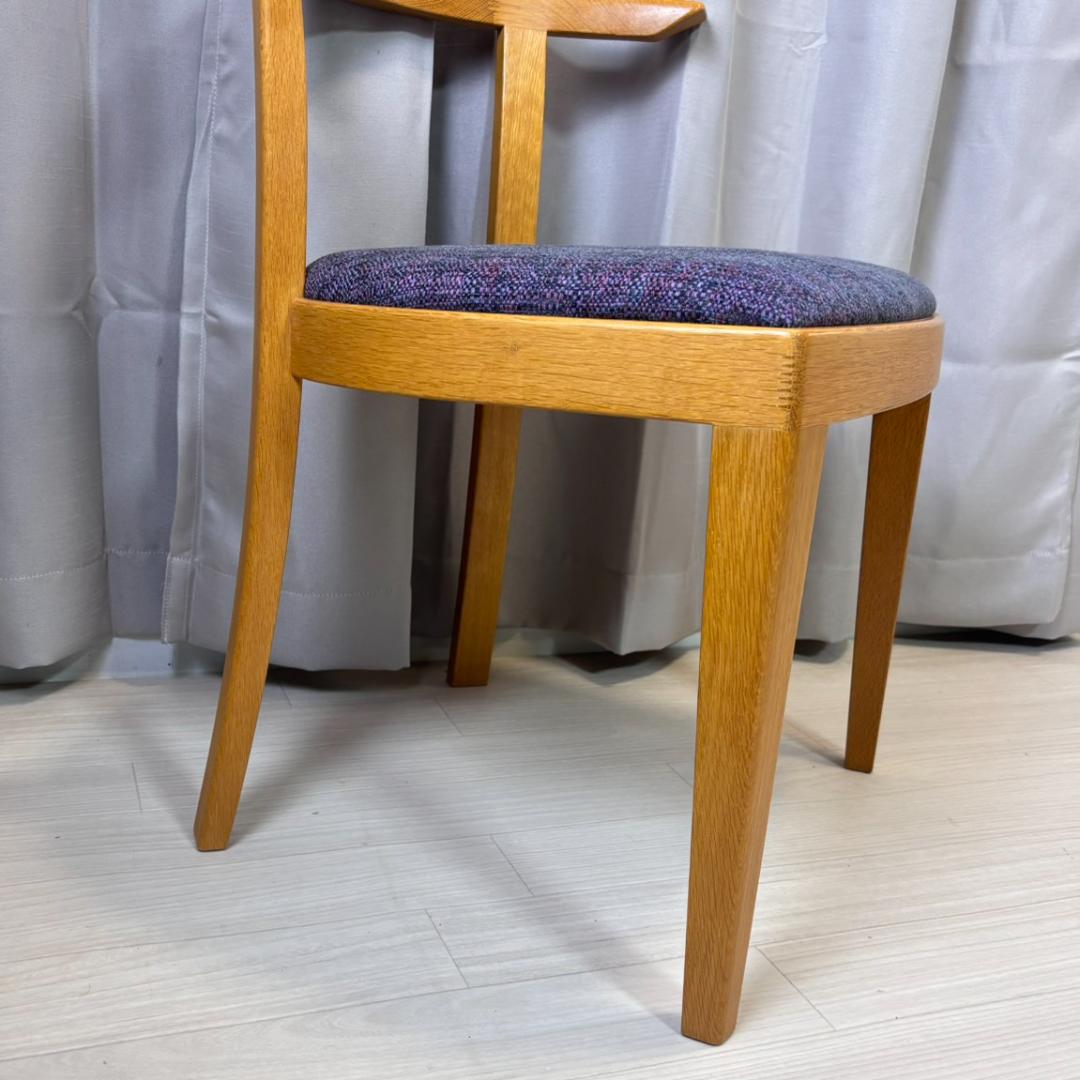 【美品】　カンディハウス ツイスト2 ダイニングチェア 紫