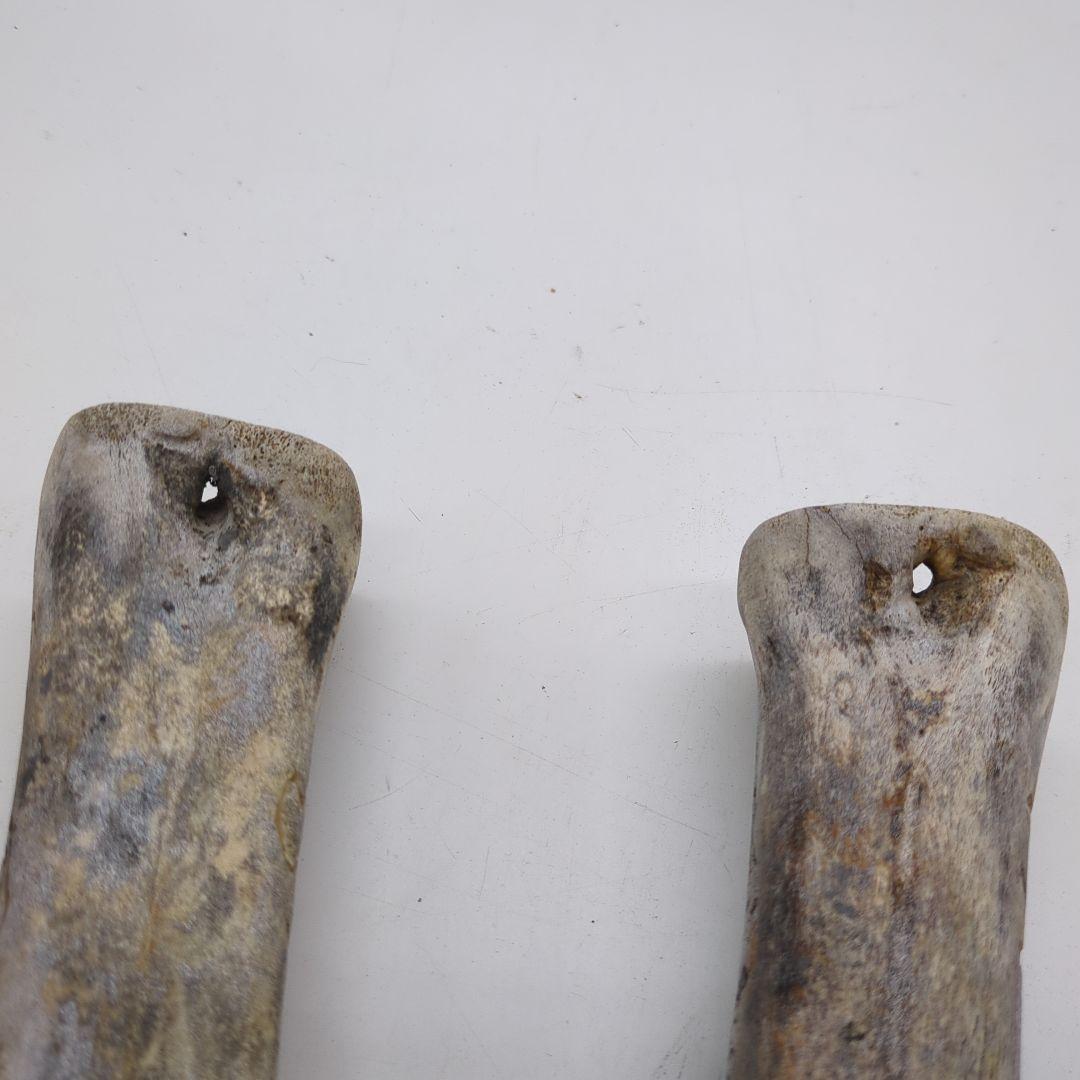 骨の彫刻品　牛骨？　骨董品　彫刻　時代物