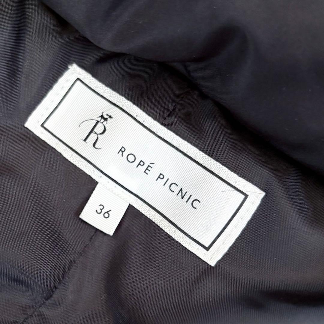 新品タグ付　完売品　ロペピクニック　　ファー付きダウンコート　黒