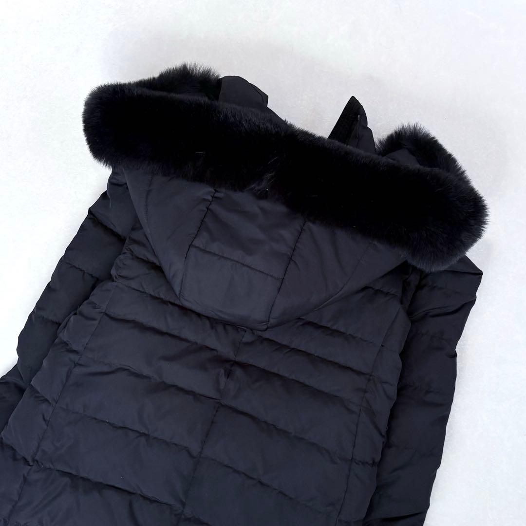 新品タグ付　完売品　ロペピクニック　　ファー付きダウンコート　黒