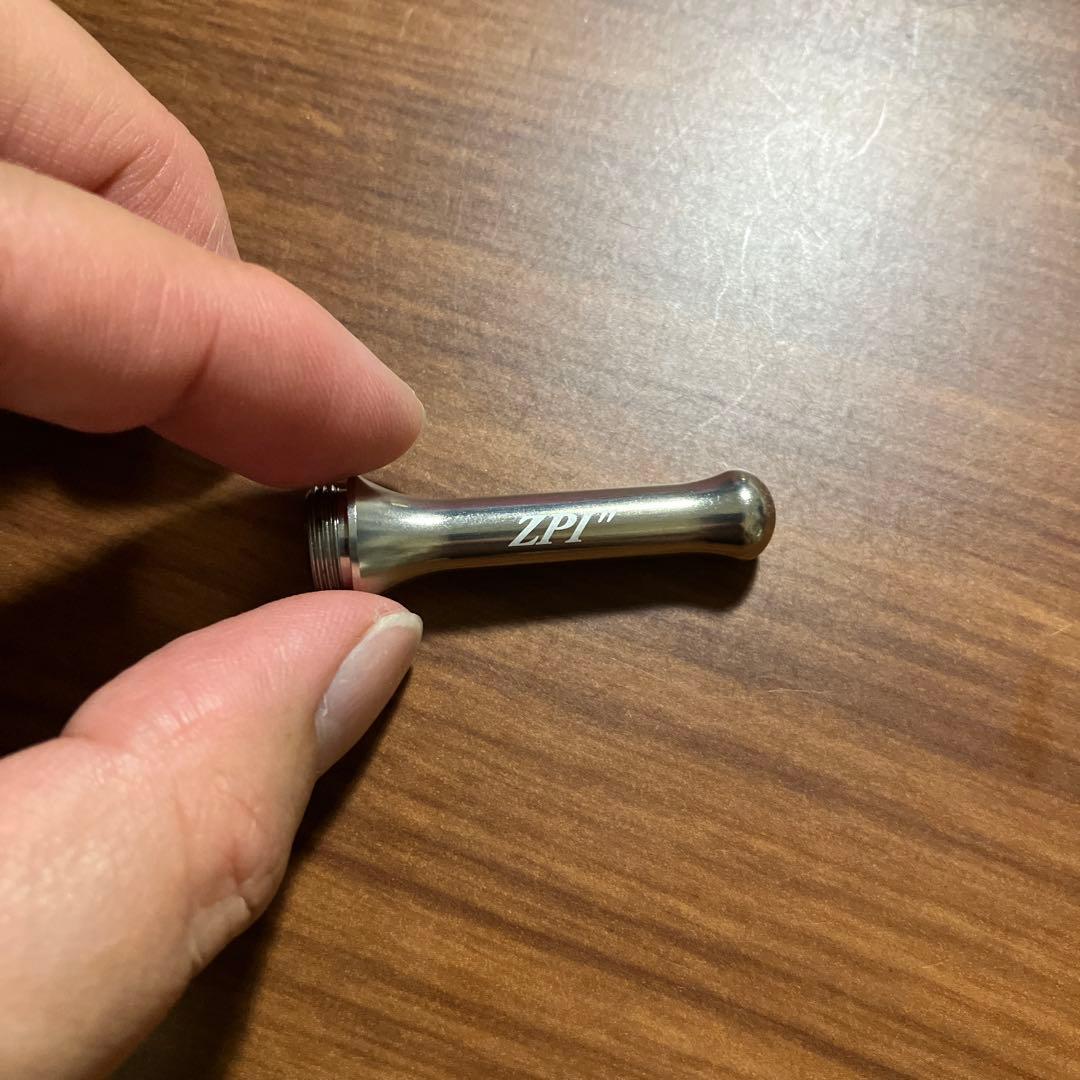 廃盤レア　美品　廃盤レア　ZPI ダイワ用　タクティカル　ハンドル　ノブ交換済み