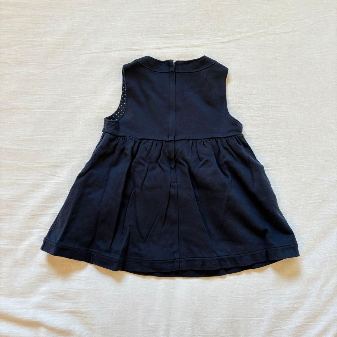 値下●familiar ワンピース＋長袖トップス、WILLMERY 上着 80