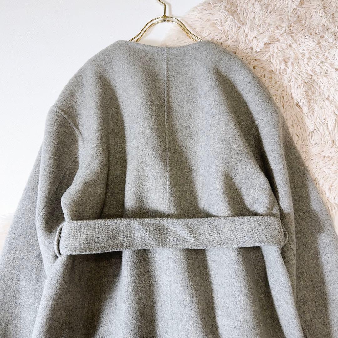 極美品ꕥスピックアンドスパン 北川景子さん 完売 ビーバーフォールドラペルコート