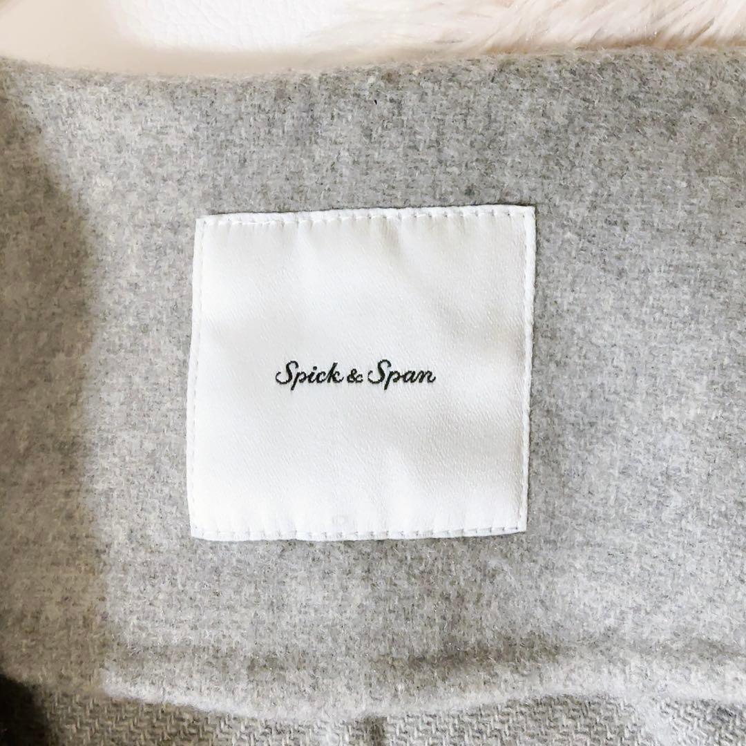 極美品ꕥスピックアンドスパン 北川景子さん 完売 ビーバーフォールドラペルコート