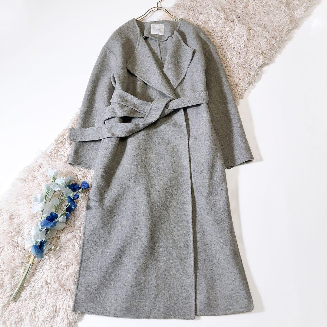 極美品ꕥスピックアンドスパン 北川景子さん 完売 ビーバーフォールドラペルコート