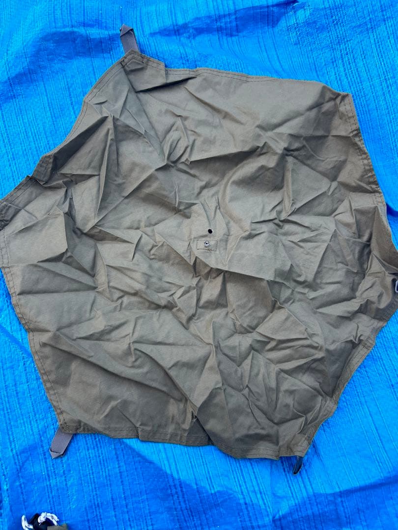 【美品】テントファクトリー Hi-TC ワイドワンポールテントRG モスグリーン