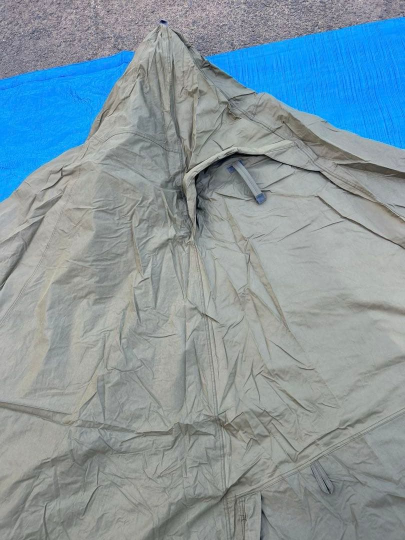 【美品】テントファクトリー Hi-TC ワイドワンポールテントRG モスグリーン