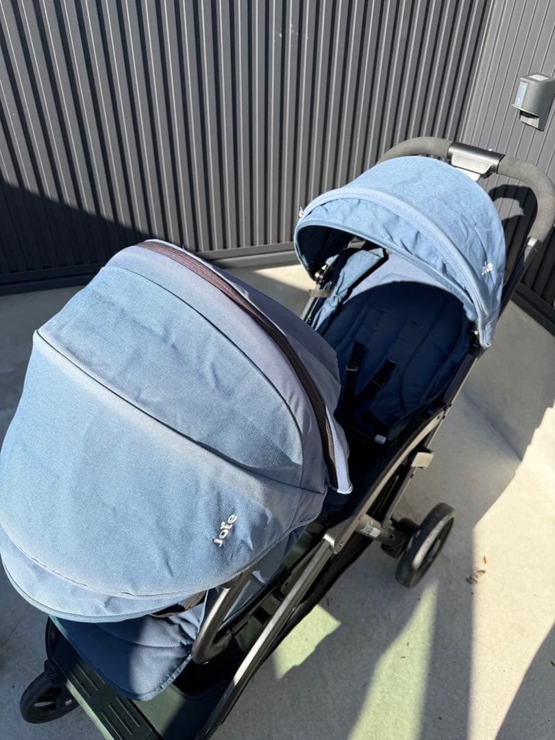 Joie エヴァライトデュオ 2人乗りベビーカー 双子 年子