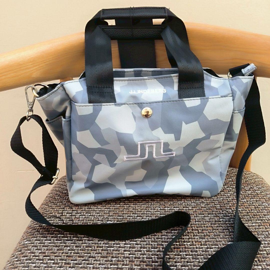 新品　J.LINDEBERG　ゴルフ　カートバッグ　ラウンドバッグ　ライトグレー