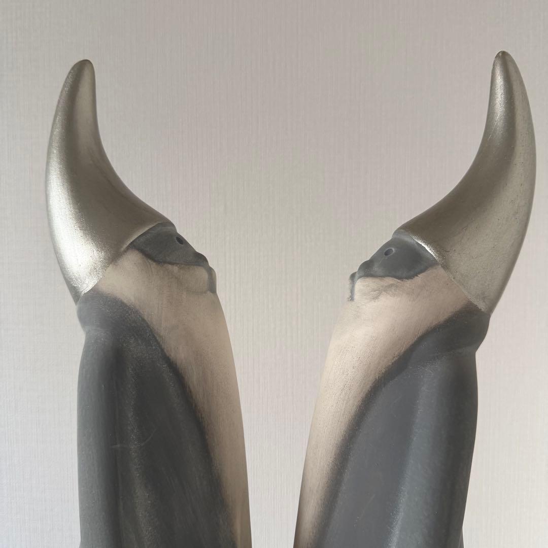 LEONARDO社　サンタクロース　大型セラミックオブジェ　２体