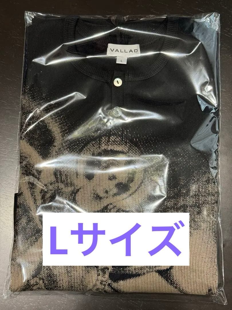 Vallad V.HENRY NECK L/S サーマル L ブラックio着用