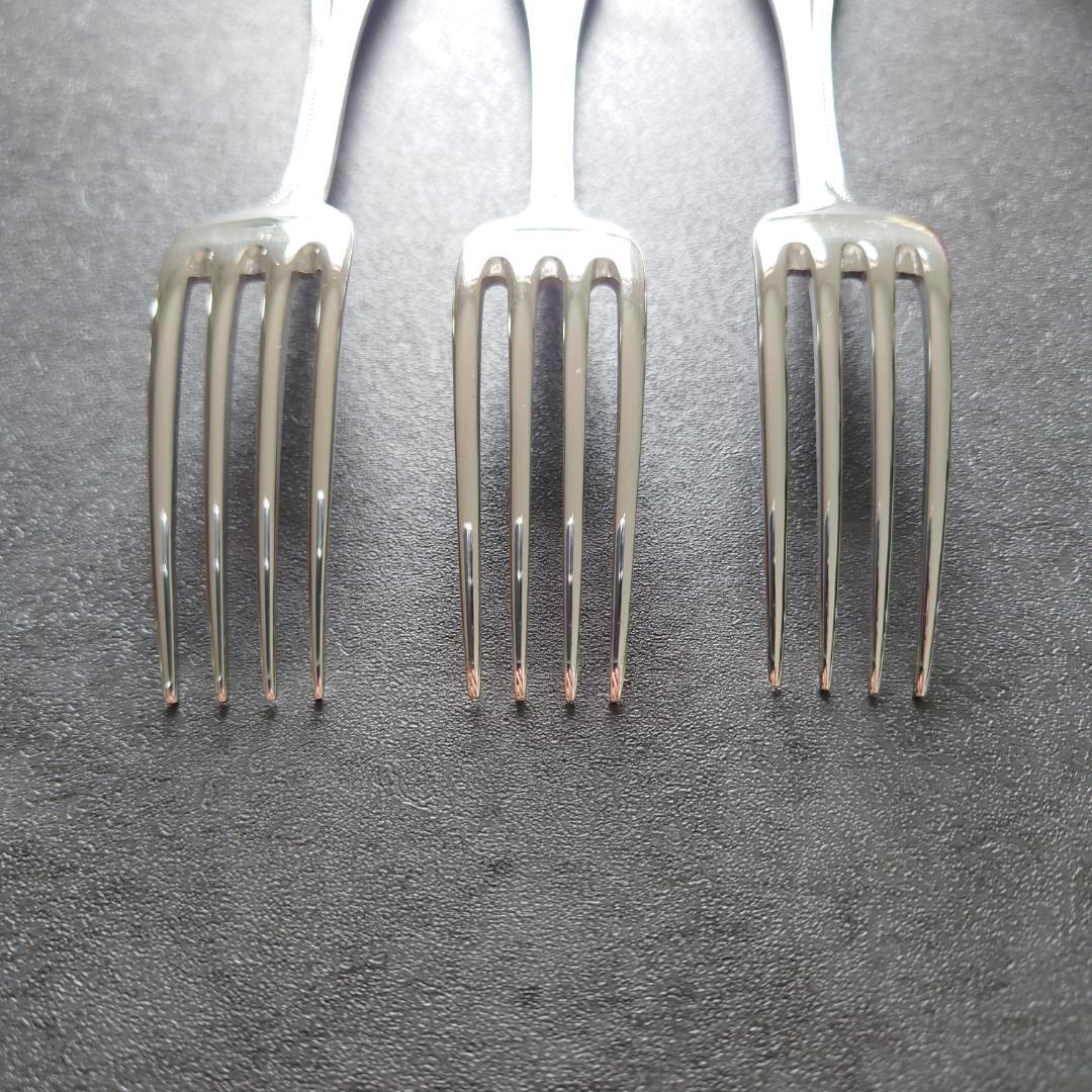 希少 美品 クリストフル パール デザートフォーク 3点