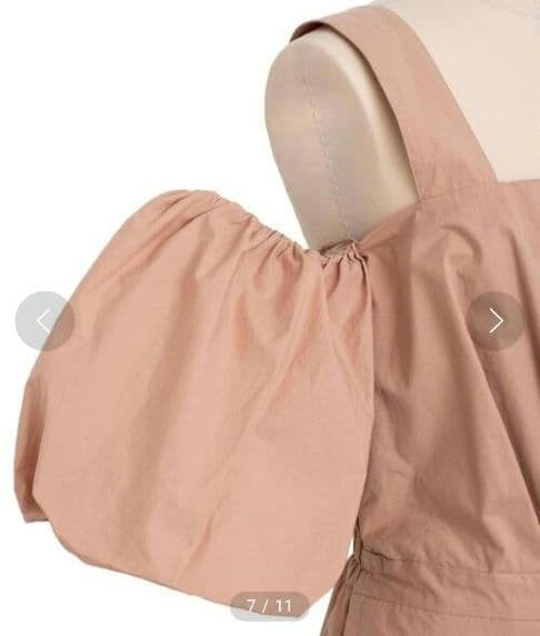 Drawer コットンドロップスリーブオールインワン　¥99000