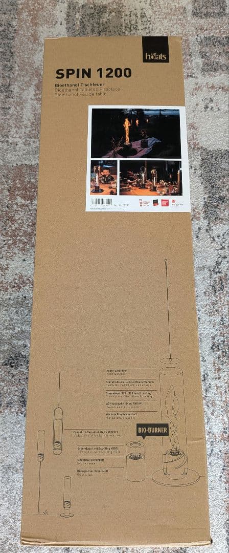 ★美品★バイオエタノール暖炉 höfats（ホーファッツ) SPIN 1200